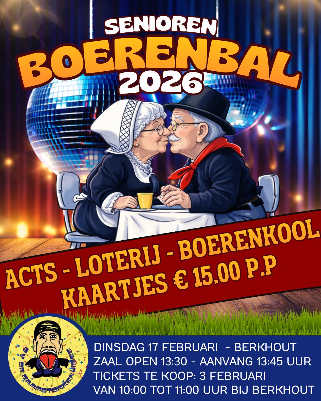 Poster Senioren boerenbal